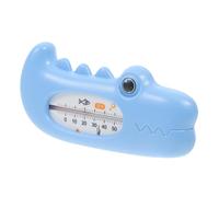 Yardwe Termómetro Para Bañera De Ñiño Diseño De Cocodrilo Azul, Medidor De Temperatura Del Agua, Herramienta Precisa Para Baño Seguro, Adecuado Para Recién Nacidos y Bebés, Sensor Rápido y Seguro