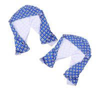 Yardwe Toalla Capucha U-Shaped de Secado Rápido, Poliéster Ergonómica Que Cubre Frente, Cuello y Orejas, Adecuado para Senderismo y Trabajo en Jardín, Paquete de 2 Piezas