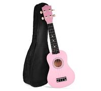 Yardwe Ukelele Hawaiano Para Principiantes De 21 Pulgadas Rosa, Juego De Ukelele Para Niños y Adultos Con Bolsa De Almacenamiento, Cuerda De Repuesto y Púa