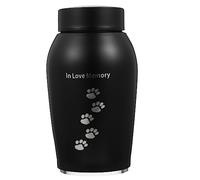 Yardwe Urna para Mascotas Urna De Perro De Acero Inoxidable Ataúd Funerario Decente para Mascotas Urnas para Cenizas De Perros Urna Creativa para Mascotas Metal De Té
