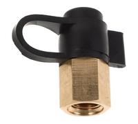 Yardwe Válvula del Tanque de Aire de Latón para Camión y Semirremolque Válvula de Ventilación Rosca Interna 12X15 para Sistema de Aire Uso Transporte y Logística