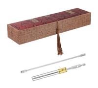 Yardwe Varilla de Detección de Feng Shui de Latón Portátil y Desmontable para Encontrar Fuentes de Agua Alta Sensibilidad y Fácil Transporte