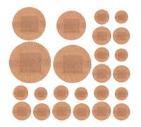 Yardwe Vendajes Adhesivos Elásticos Grandes 160 Unidades, Parches Circulares Transpirables para Dedos y Articulaciones, Absorbentes y Flexibles, Protección para Deportes, Hogar y Viajes