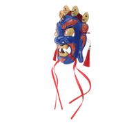 Yardwe Vintage Máscara Tibetana para Ópera Pintada Mano Tradicional y Étnica para Cosplay Festivales y Fiestas Culturales Asiáticas