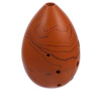 Yardwe Xun de 8 Agujeros para Principiantes, Instrumento Musical de Cerámica Color Tierra, Diseño en Forma de Gota, Ligero y Portátil, Adecuado para Estudiantes y Regalos Musicales