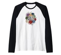 Yarn Addict Knitting Crochet Crafter Hobby Design Camiseta Manga Raglan