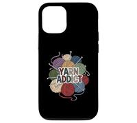 Yarn Addict Knitting Crochet Crafter Hobby Design Carcasa para iPhone 12/12 Pro