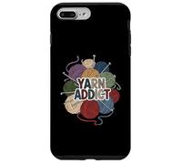 Yarn Addict Knitting Crochet Crafter Hobby Design Carcasa para iPhone 7 Plus/8 Plus