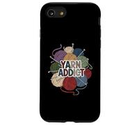 Yarn Addict Knitting Crochet Crafter Hobby Design Carcasa para iPhone SE (2020) / 7/8
