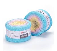Yarn Art YarnArt RoseGarden 100% algodón Super Fino Cake Yarn 1 madeja / ovillo 250 gr (8.8 oz) 1093 yardas (311)