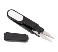 Yarn Cutter - 4,45 pulgadas Thread Śnips | ABS Sewing Clipper - Fishing Wire Scissors, Ergonómico Push To Cut U Shaped Pointed Blade, ideal para la elaboración de artesanías de costura