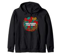 Yarn Hoarder Chaos Mode Funny Knitting Crochet Sudadera con Capucha
