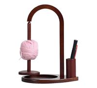 Yarn Holder For Crocheting Wooden Yarn Dispenser Rotating Yarn Holder Yarn Storage Rack Knitting Yarn Holder Crochet Yarn Organizer Yarn Dispenser Stand Crafting Supplies Storage Knitting Accessories