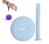 Yarn Holder Mold, Ball Minder Mold, 4.84x6.1x0.26in Silicone Storage Tool, Portable Craft Organizer, Epoxy Casting for Knitting, Crocheting, Projects, Gift Making,