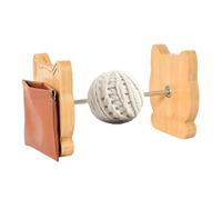 Yarn Holder Spinner | 9.84x8.27x5.12 Inches Cat Design Wooden Knitting Organizer | Crochet Holder | For Sewing Craft Spool Knitting Home Wool Ribbon Thread