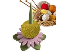 Yarn Holder Spinner, Crocheting Knitting Stand, 10 x 11,5 x 17,5 cm, 3,94 x 4,53 x 6,89 pulgadas Spool Organizer Prevents Tangling, Smooth Rotating Base, Portable for Crafts Travel Home Beginners