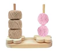 Yarn Holder Spinner, Skein Holder Yarn Dispenser, Crochet Yarn Spinner, Wooden Yarn Stand, Plum Blossom Yarn Holder, Yarn Spinner For Crocheting, Knitting Yarn Dispenser, Yarn Dispenser For Crocheting