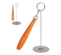 Yarn Holder With Wrist Strap - Stainless Steel + PU 20 cm | Yarn Holder