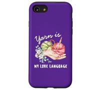 Yarn Is My Love Language Crochet Lover Crochet Lady Carcasa para iPhone SE (2020) / 7 / 8