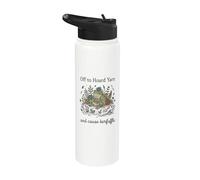 Yarn Lover Frog Fairycore Peaceful Knitting Stainless Steel Insulated Water Bottle