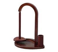 Yarn Spinner, Yarn Holder, Wooden Material Magnetic Compact Design Easy Setup Portable Design Stable Base Convenient, Storage Rack for Knitting Crochet, 9.06x2.76x12.4inches