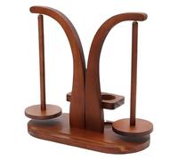 Yarn Stand - 27.99x14x22cm Pine Wood Rotating Spool Organizer Smooth Glide Prevention Tool, Craft Flow Enhancer | Knitting Crochet Weaving Hobby Household Creative Gift