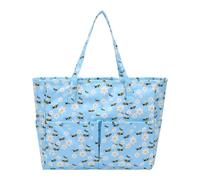 Yarn Storage Bag - Impermeable Oxford | Multi Pocket Crochet Organizer | Multiple Yarn Feed Holes, Smooth Zipper Closure, Large Capacity Tool Organization, for Knitting Sewing Crochet Travel