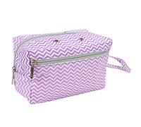 Yarn Storage Bag Portable Small Purple Striped Crochet Yarn DIY Daily Travel Storage Bag for Crochet Accessories