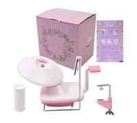 Yarn Winder - 2-in-1 Knitting Ball Winder, Fiber and Wool Thread Holder for Hobbyists, Rotating Winding Tool with Stable Base, Crocheting Supplies for Yarn, Fiber, Wool Crafts