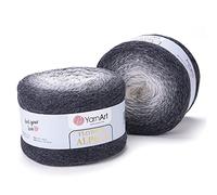 YarnArt Flowers Alpaca 2 x 250 gr Rainbow Hook Winter Yarn 500 gr 20% alpaca - 80% acrílico - Color:Multicolored 410