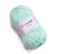 YarnArt J.Plus - Hilo de mezcla de algodón para tejer y ganchillo, hilo suave para bebé, 55% algodón, 45% acrílico, 100 g (3,5 oz), 160 m (174 yardas), peso: 4, (1 madeja) (69)