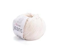 YarnArt, Jeans, Hilo de algodón ligero para ganchillo, amigurumi y tejer, 55 % algodón, 45 % acrílico, material suave de artesanía turca para muñecas, juguetes, proyectos de bebé, Color 5