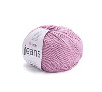 Yarnart, Jeans, Hilo de algodón para tejer, ganchillo, amigurumi, hilo turco, 55 % algodón, 45 % PAC (poliacrílico), Color 65