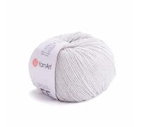 YarnArt, Jeans Sport Yarn, Hilo de algodón suave 55 % algodón, 45 % acrílico, para tejer y hacer amigurumis, 1 madeja/ovillo, 50 g, 160 m