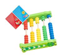 YARNOW 1 Estante De Cálculo Herramienta De Enseñanza Suministros Preescolares Juguete Educativo Herramienta De Cálculo Juguete De Numeración Colorido Madera