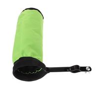 YARNOW 1 Juego Bolsa De Baquetas Pequeño Abrazadera Acero Estante Para Baquetas Accesorios Para Batería Práctica Palos Nuez Dura Bolsa Porta Baquetas Decorativo Lacado Tela Oxford Verde