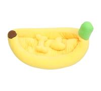 YARNOW 1 Juego Cama para Mascotas Cueva De Perros De Animales Gato De Peluche Camas para Perros Grandes Hola Cueva De Anidación Cálida para Mascotas Cálida Casa De Cachorros Paño Yellow