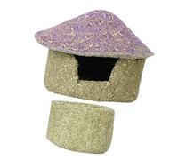 YARNOW 1 Juego Casa De Conejillo De Indias Juguete para Perros Cama Cueva Escondite Rata Hámster Estera Chinchilla Juguetes De Hámster Guinea Salvaje Conejito Relleno Masticar Alfalfa