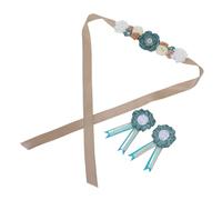YARNOW 1 Juego Corsage del cinturón de flores pin de ramillete para mamá embarazo Anuncio Mamá para ser faja futura mamá faja shower mamá a ser faja para shower paño Verde