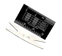 YARNOW 1 Juego De Cuerdas rockero violín instrumento escala accesorios kit de calibre de acción de guitarra Medidor de acción de guitarra eléctrica bajo suministros Acero inoxidable Negro