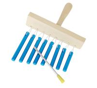 YARNOW 1 Juego Juguetes de percusión de tubo de aluminio. instrumento de percusión Musical timbre de aluminio kit de percusión estudiante de percusión kit campana madera maciza Azul