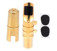 YARNOW 1 Juego Kit Completo de Accesorios para Saxofón Boquilla Profesional de Metal Instalación y Gran Sonido para Músicos y Reemplazo de Instrumentos