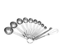 YARNOW 1 Juego Kit de Cucharas Medidoras de Acero Inoxidable para Cocina y Repostería, Diseño Compacto, Uso Seguro y Versátil para Medir Ingredientes como Sal