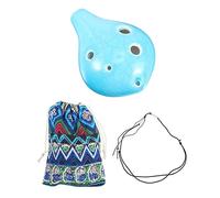 YARNOW 1 Juego Ocarina Portátil de C con Instrumento Musical de Tocar y Adultos Incluye Bolsa de Protección Aleatoria Color Aleatorio