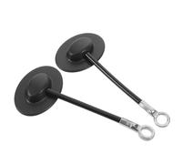 YARNOW 1 par de cerraduras para puertas de refrigerador para niños, cerradura de seguridad para bebés, pestillo adhesivo sin taladro para puertas de congelador, despensa, enfriador de bebidas,