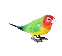 YARNOW 1 Pc Modelo De Juguetes De Loro Ornamento del Jardín Juguete Cognitivo Pájaros Manualidades Modelo De Figura De Loro Modelo De Pájaro Animal Niño Material Didáctico El Plastico