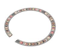 YARNOW 1 Pegatina Orificio de Sonido Guitarra Acústica Clásica Incrustaciones de Madera, Roseta Compacta, Resistente a Grietas y Fácil de Colocar para Músicos y Reparación de Guitarras