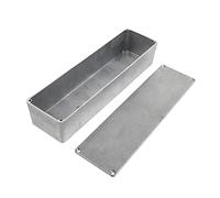 YARNOW 1 Pieza Caja efecto aluminio pedal de guitarra bajo caso accesorio de efecto de guitarra estuche para efectos de guitarra caja de pedales caja de pedalera estuche de aluminio Plata
