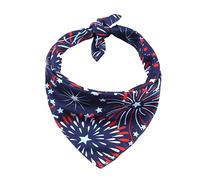 YARNOW 1 Pieza Disfraz De Mascota Ropa para Mascotas Adornos para Mascotas Cosas para Mascotas Artículos para Mascotas Toalla De Saliva para Perros Bufanda para Mascotas Hijab Azul