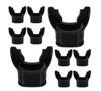 YARNOW 10 Boquillas para Tubo de Snorkel y Válvula de Mordida de Silicona, Ajuste Preciso, Flujo de Natural, Protección Bucal, Equipo para Buceo y Esnórquel, Uso en Actividades
